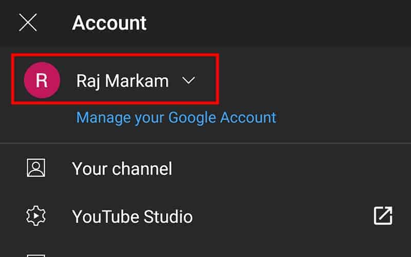 Change YouTube Channel Name