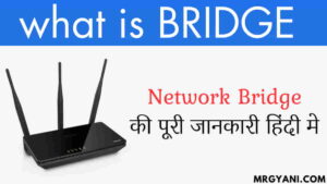 Bridge क्या है? - What is Bridge in Computer Network in Hindi