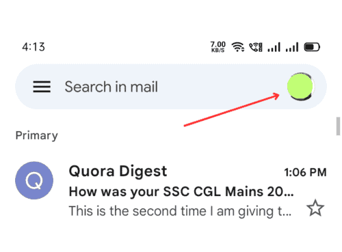 ईमेल आईडी कैसे बनाएं - स्टेप 2