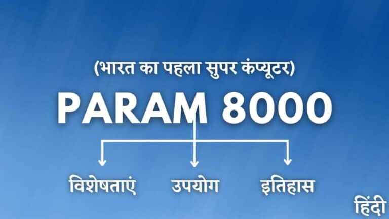 परम 8000: भारत का पहला सुपर कंप्यूटर, इतिहास और विशेषताएं